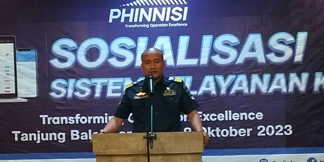 Sosialisasi Aplikasi Sistem Pelayanan Kapal PHINNISI diadakan oleh Pelindo Cabang Tanjungbalai Karimun