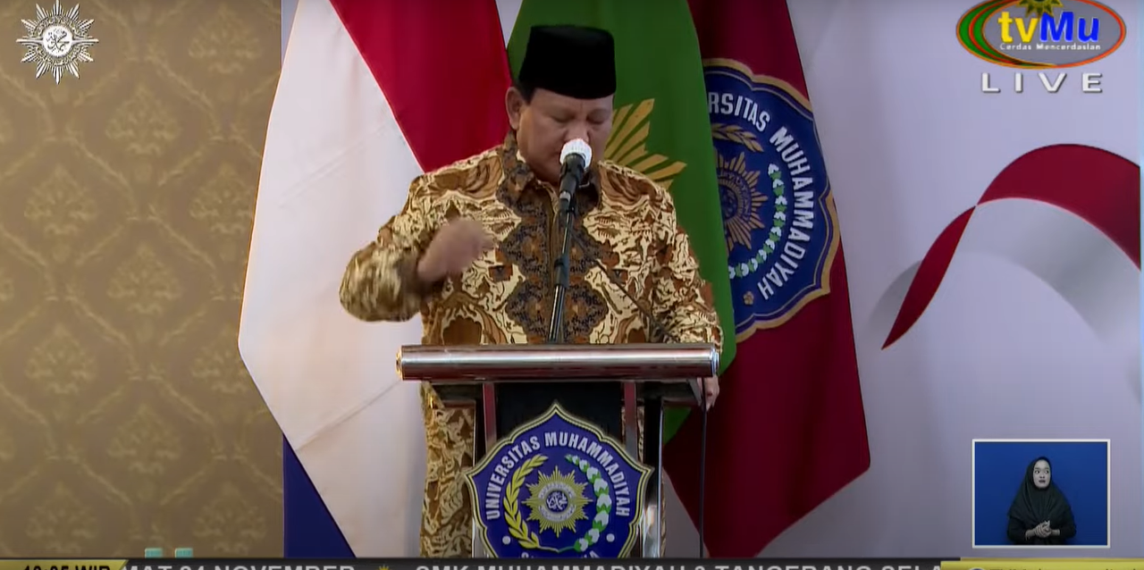 Prabowo Subianto Mendiskusikan Komitmen Kesejahteraan Rakyat dan Keadilan Sosial dalam Dialog Publik Muhammadiyah