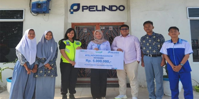 Pelindo Regional 1 Cabang Tanjungbalai Asahan Menyalurkan TJSL kepada Masyarakat Melalui Program Pelindo Berbagi 2023.