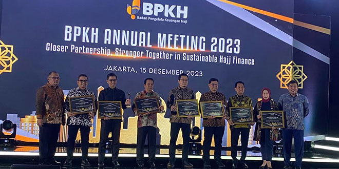 Unit Usaha Syariah Bank Sumut Meraih Penghargaan Terbaik I BPKH Award