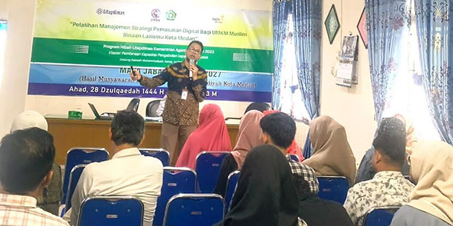 Pelatihan Digital Marketing diselenggarakan oleh UMSU dan Lazismu Medan untuk Meningkatkan Kapasitas UMKM