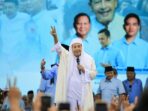 Prabowo dan para relawan bertemu dengan Nderek Guru Habib Luthfi untuk bershalawat di Serang