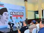 Relawan Aksi Sahabat Gibran Melakukan Simulasi Program Makan Siang Gratis di Semarang