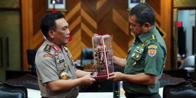 Komjen Pol Panca Putra Simanjutak Berdiskusi Bersama KSAD, Ini Hasil Pembahasan Mereka