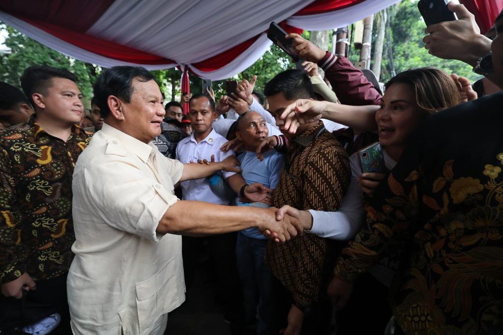 Berinteraksi dengan Rakyat Meningkatkan Energi Saya, Ungkap Prabowo