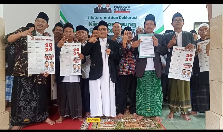 100 Kyai di Kota Bogor bersatu untuk mendukung Prabowo Gibran