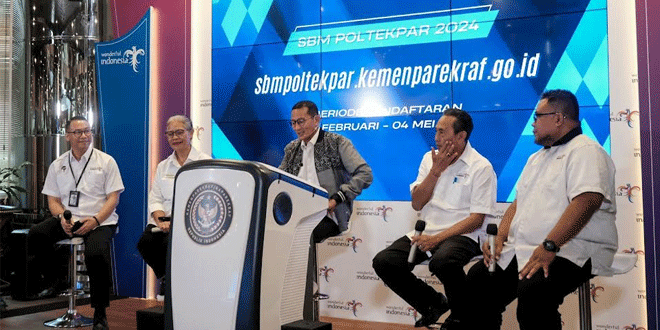 Pendaftaran Seleksi Poltekpar 2024 Dibuka Oleh Menparekraf secara Resmi – Waspada Online