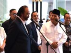 Prabowo Subianto Diterima dengan Ucapan Selamat sebagai Presiden Terpilih oleh Surya Paloh di NasDem