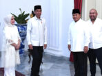 Prabowo Subianto dan Jokowi Berbaur di Istana Negara saat Hari Kedua Lebaran