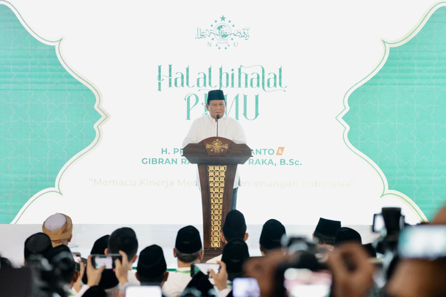 Prabowo Subianto: Mengucapkan Terima Kasih kepada NU atas Komitmen Dukungan untuk Pemerintahan yang Akan Datang