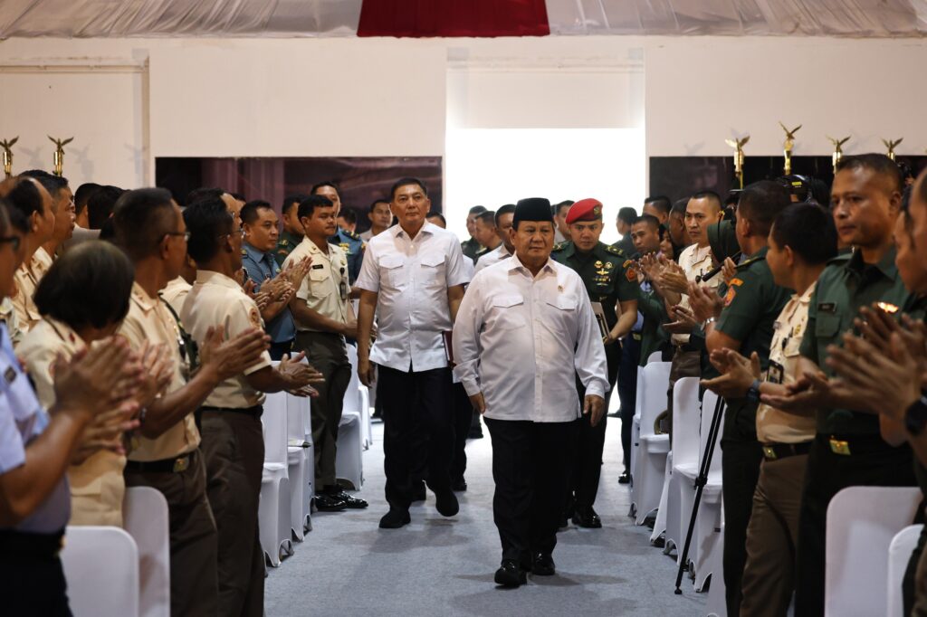 Prabowo Subianto Organizes Halal Bihalal Gathering with 1,000 Defense Ministry Staff