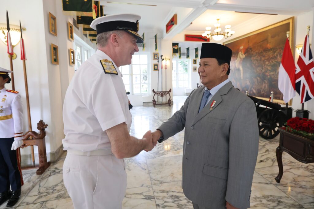 Prabowo Subianto Meets with UK Chief of Defence Staff to Talk about Strengthening RI-UK Defense Collaboration