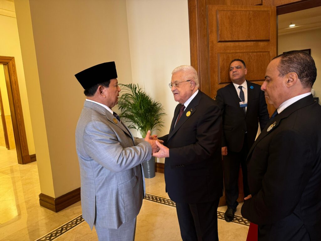 The Encounter between Prabowo Subianto and the Palestinian President at the Gaza Summit: “We Are Family”