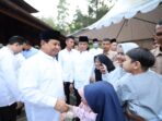 Prabowo Subianto Menunaikan Salat Iduladha 1445 H di Masjid Nurul Wathan Hambalang