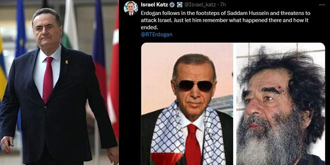 Menteri Luar Negeri Israel Mengancam Erdogan Akan Mengalami Nasib Serupa dengan Saddam Hussein – Waspada Online