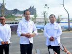 On Monday Morning, President Jokowi and Defense Minister Prabowo Subianto Discuss Progress of IKN Development