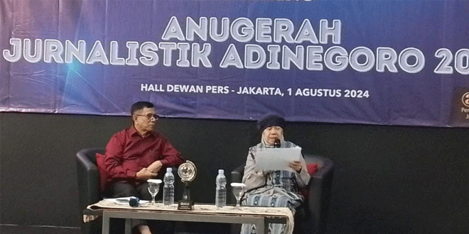 Anugerah Adinegoro 2024: Waspada Online Raih Gelar Cermin Karya Jurnalistik Terbaik