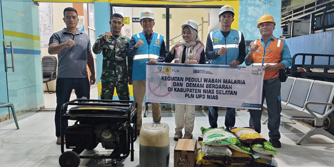 UP3 Nias Membagikan Bantuan Bencana ke Daerah 3T – Waspada Online