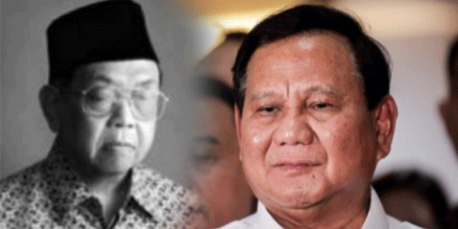 Gus Dur Menganggap Prabowo Subianto sebagai Sosok yang Paling Ikhlas – Waspada Online