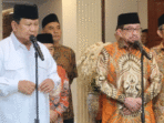 Prabowo-Salim Segaf Al-Jufri Bertukar Pantun setelah Gelar Pertemuan Tertutup – Waspada Online